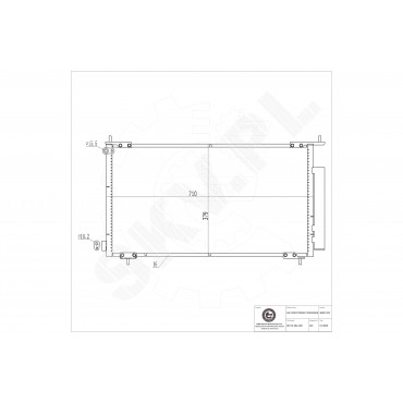Condenseur de Clim Pour Honda CR-V II 80101SCAA01 80110S9A003 80110S9A013