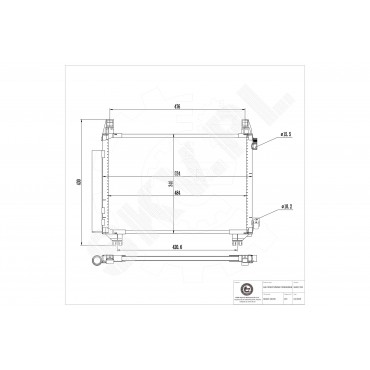 Condenseur de Clim Pour Toyota Yaris 884600D200