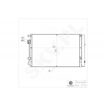 Condenseur de Clim Pour Hyundai Accent IV Veloster Kia RIO III A Trois Volumes
