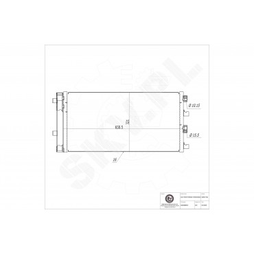 Condenseur de Clim Pour Renault Duster Dacia Duster 8200880551 8660003442