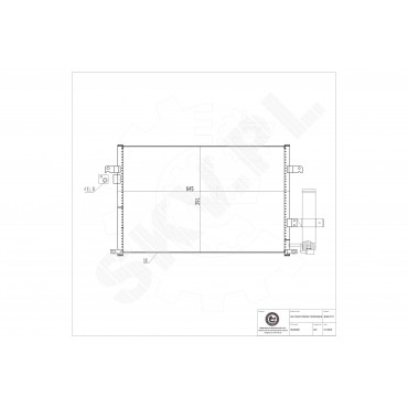 Condenseur de Clim Pour Chevrolet Lacetti Nubira Optra Daewoo Lacetti Nubira