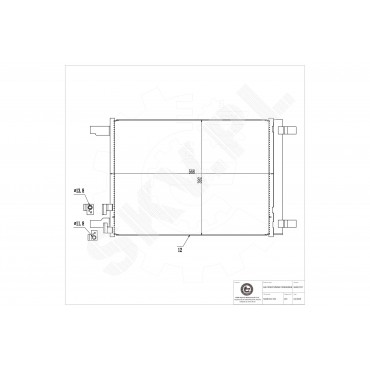 Condenseur de Clim Pour VW Caddy Golf VII Audi Seat Skoda 5Q0816411BC 5WA816411A