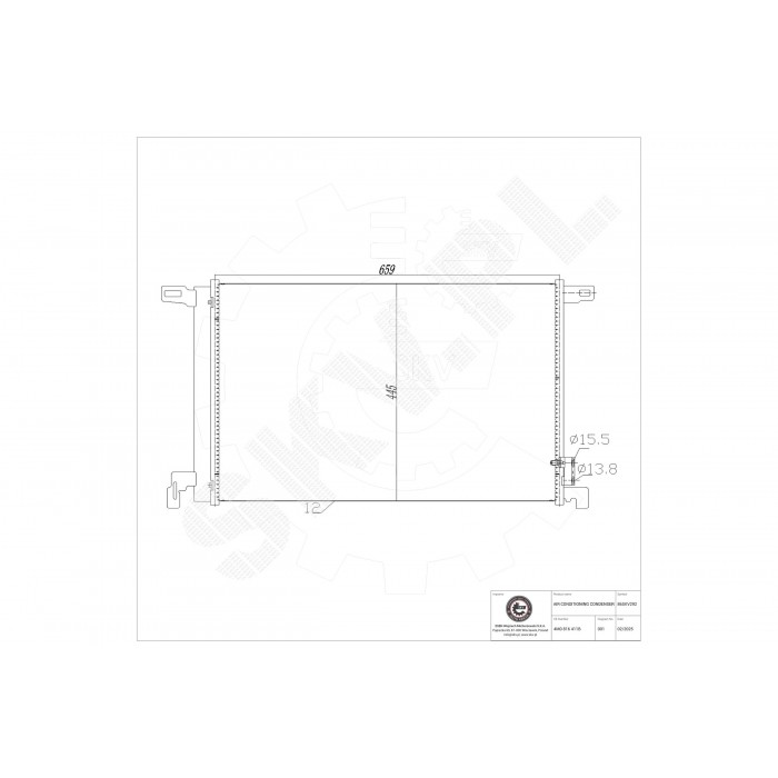 Condenseur de Clim Pour VW Touareg Audi A6 A7 A8 Q7 Q8