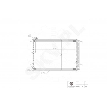 Condenseur de Clim Pour Audi A8 4H0.260.401 C 4H0.260.403 C 4H0.260.403 J