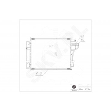 Condenseur de Clim Pour Kia Picanto 976061Y000 976061Y001