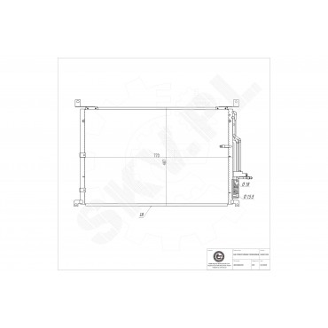 Condenseur de Clim Pour Audi A8 4E0.260.403 F 4E0.260.403 H 4E0.260.403 J