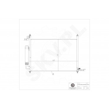 Condenseur de Clim Pour Honda FR-V 80110-SJH-E01 80110SJHE02