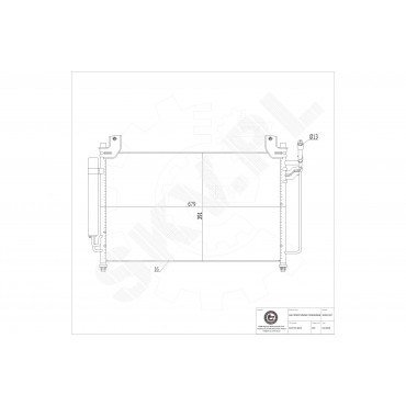 Condenseur de Clim Pour Mazda CX-7 EGY1-61-48ZB EGY1-61-48ZC EH44-61-480