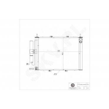 Condenseur de Clim Pour Renault Kangoo 7711497454 82 00 267 994 8200732379
