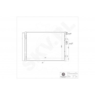 Condenseur de Clim Pour Hyundai i20 97606C8200