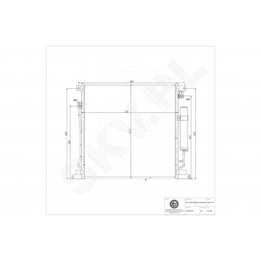 Condenseur de Clim Pour Fiat Fullback Pick-up Mitsubishi L200/Triton