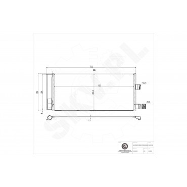 Condenseur de Clim Pour Opel Adam Corsa E Vauxhall Adam Corsa E