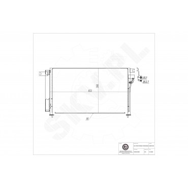 Condenseur de Clim Pour Kia RIO II A Trois Volumes 976061G000