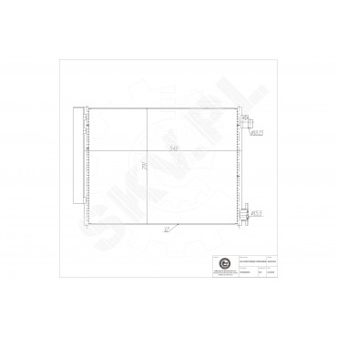 Condenseur de Clim Pour Renault Twingo III Smart Forfour Fortwo Décapotable