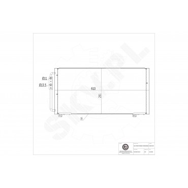 Condenseur de Clim Pour Honda MG Rover 80100-S74-D10 80110S74D00 JRB 100310