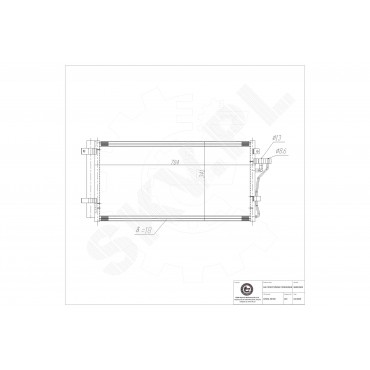 Condenseur de Clim Pour Hyundai Grandeur Sonata V 97606-3K780
