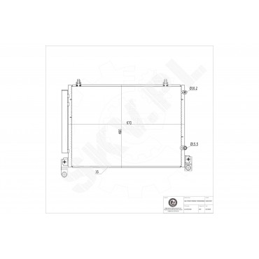 Condenseur de Clim Pour Mazda MPV II LD47-61-480 LD4761480A LD4761480B