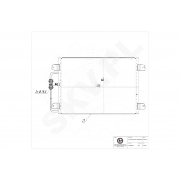 Condenseur de Clim Pour Renault Megane I Scenic Van Scénic 77 00 425 843
