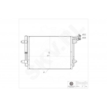 Condenseur de Clim Pour VW Tiguan 5N0820411F 5ND820411E