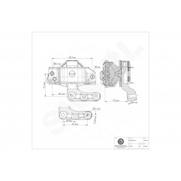 Support Moteur Droit Pour Peugeot 1007 Citroën C2 C3