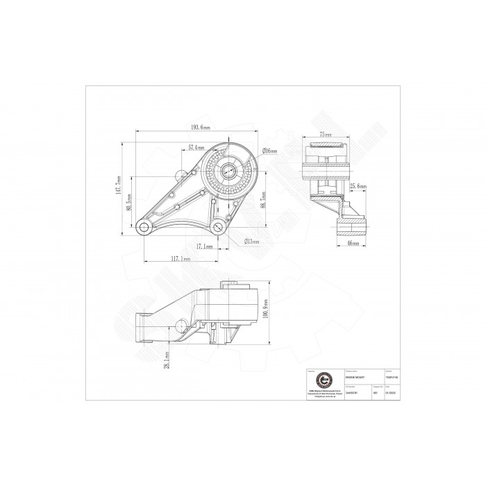 Support Moteur Avant Pour Opel Astra H Vauxhall Astra V Astravan IV