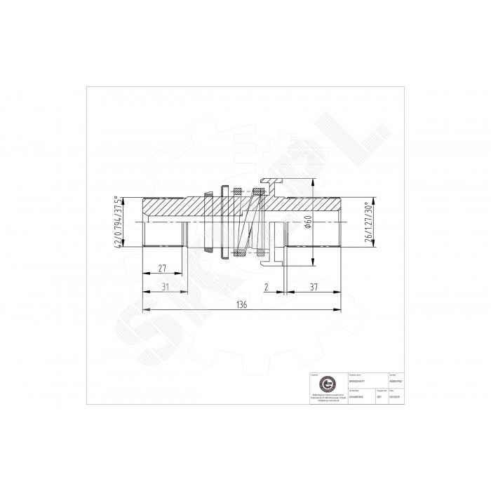 Arbre Axe de Roue Pour VW California T5 Camper Multivan V Transporter 0A5409343