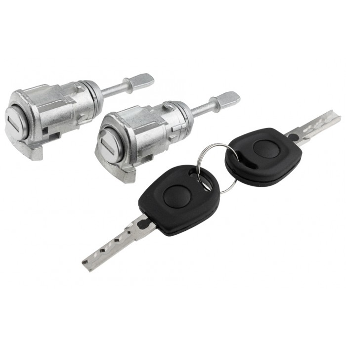 2 Barillet Serrure de Porte Avant Pour VW FOX Polo 6Q4837167E 6Q4837168E