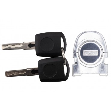 Barillet Serrure de Porte Avant Pour Skoda Octavia II 107837167KT