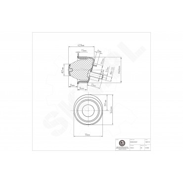 Support Moteur Arrière Droite Pour Peugeot 206 207 1844.A1