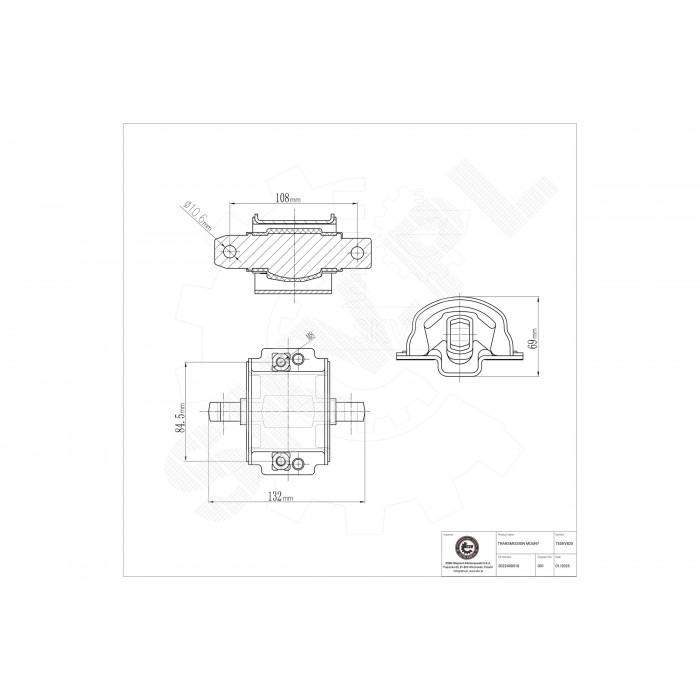 Support de Boite de Vitesses Pour Mercedes-Benz Classe C E 2022400418 2022400518