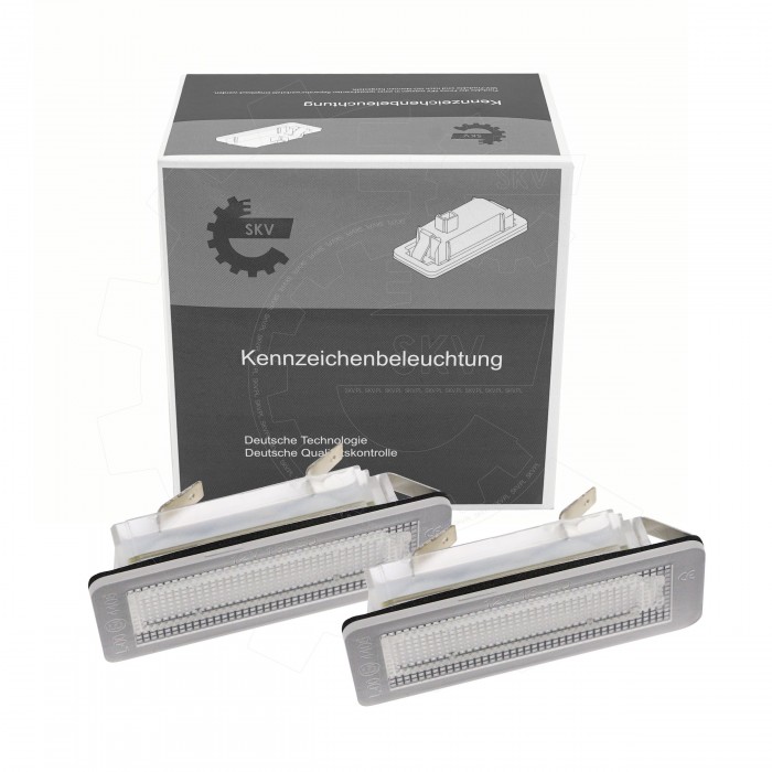 2 Feux de Plaque d'Immatriculation Pour Smart Fortwo A4518200256