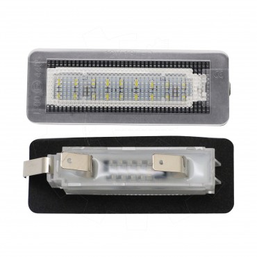 2 Feux de Plaque d'Immatriculation Pour Smart Fortwo A4518200256