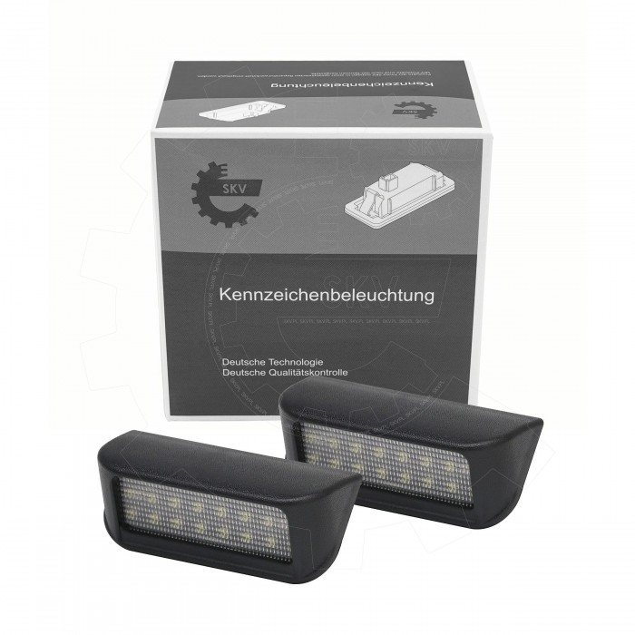 2 Feux de Plaque d'Immatriculation Pour Peugeot Fiat Toyota Citroën 6340G7