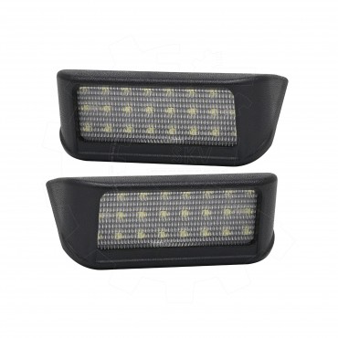 2 Feux de Plaque d'Immatriculation Pour Peugeot Fiat Toyota Citroën 6340G7