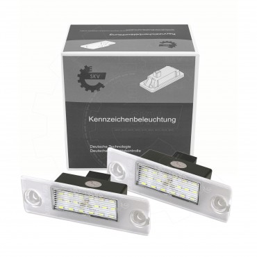 2 Feux de Plaque d'Immatriculation Pour Audi A3 A4 8D9943021