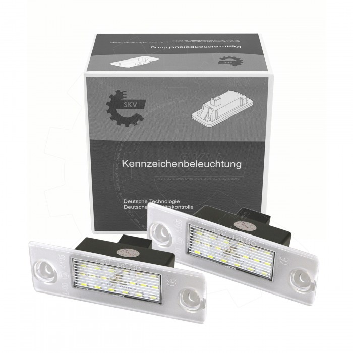 2 Feux de Plaque d'Immatriculation Pour Audi A3 A4 8D9943021