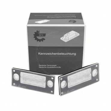2 Feux de Plaque d'Immatriculation Pour Audi A3 A4 8D9943021G