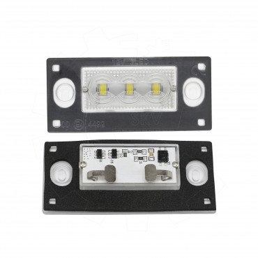 2 Feux de Plaque d'Immatriculation Pour Audi A3 A4 8D9943021G