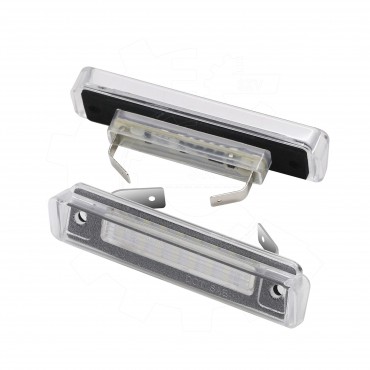 2 Feux de Plaque d'Immatriculation Pour Mercedes-Benz 1248200756 124820075664