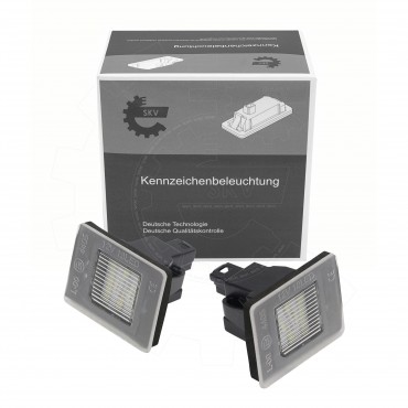 2 Feux de Plaque d'Immatriculation Pour Mercedes-Benz CLA Classe A B 0009062903