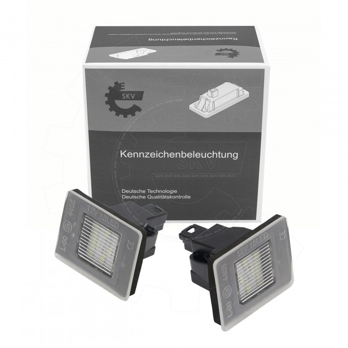 2 Feux de Plaque d'Immatriculation Pour Mercedes-Benz CLA Classe A B 0009062903