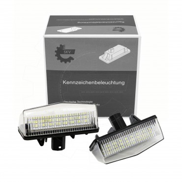 2 Feux de Plaque d'Immatriculation Pour Toyota C-HR Matrix Prius 8127153010