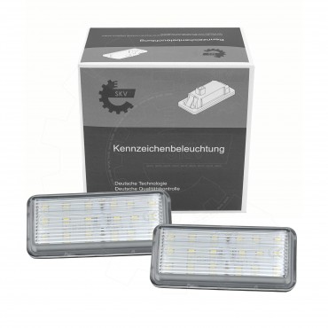 2 Feux de Plaque d'Immatriculation Pour Toyota Land Cruiser 200 Prado 7680960021