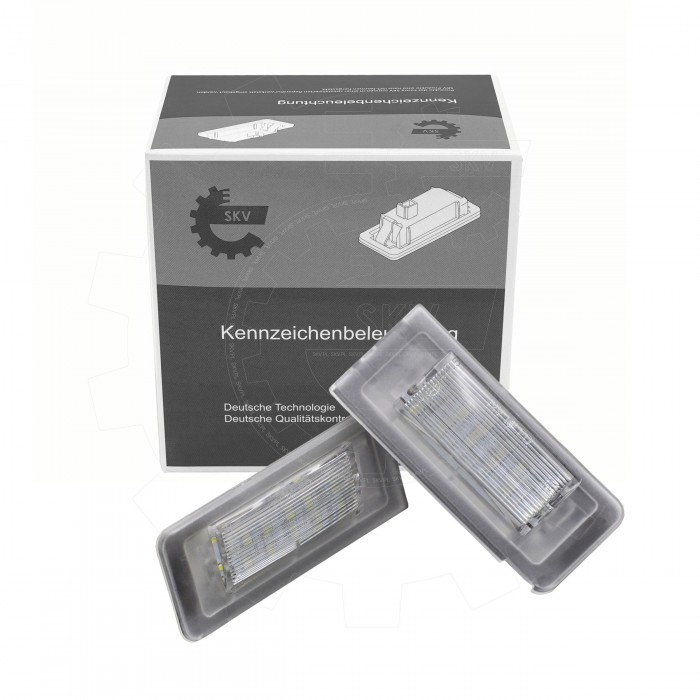 2 Feux de Plaque d'Immatriculation Pour Audi TT 8N0943021A 8N0943022A