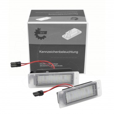 2 Feux de Plaque d'Immatriculation Pour Opel Insignia A Mokka 13502178