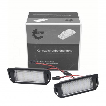 2 Feux de Plaque d'Immatriculation Pour Hyundai XG Kia Picanto RIO III Soul I II