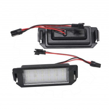 2 Feux de Plaque d'Immatriculation Pour Hyundai XG Kia Picanto RIO III Soul I II