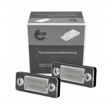 2 Feux de Plaque d'Immatriculation Pour Volvo C30 31213991