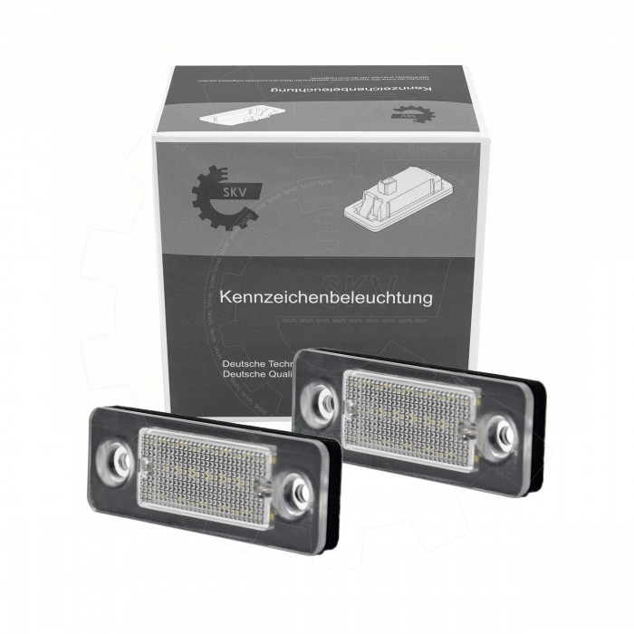 2 Feux de Plaque d'Immatriculation Pour Volvo C30 31213991