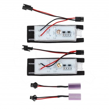 2 Feux de Plaque d'Immatriculation Pour Jeep Renegade SUV Van 68247166AA